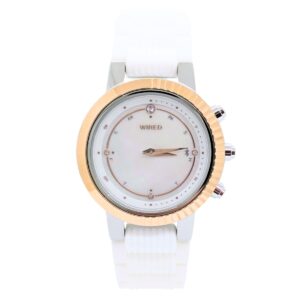 WIRED f(ワイアード エフ)  AGEB401,402  TOKYO GIRL MIX Bluetooth機能 シリコンバンド カラー(ブラック,ホワイト )  生産終了 稀少な逸品 10代から20代向け かわいさとクールさを兼ね備えたデイリーウォッチ。実用的 母の日 父の日 プレゼント - 画像 (10)