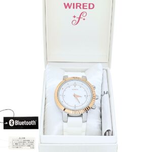 WIRED f(ワイアード エフ)  AGEB401,402  TOKYO GIRL MIX Bluetooth機能 シリコンバンド カラー(ブラック,ホワイト )  生産終了 稀少な逸品 10代から20代向け かわいさとクールさを兼ね備えたデイリーウォッチ。実用的 母の日 父の日 プレゼント - 画像 (14)