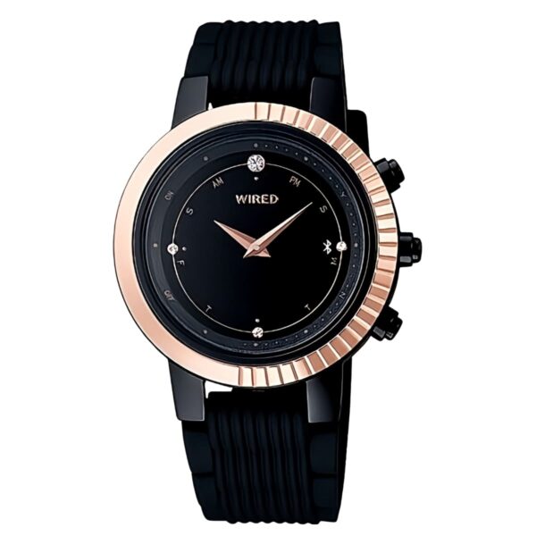 WIRED f(ワイアード エフ)  AGEB401,402  TOKYO GIRL MIX Bluetooth機能 シリコンバンド カラー(ブラック,ホワイト )  生産終了 稀少な逸品 10代から20代向け かわいさとクールさを兼ね備えたデイリーウォッチ。実用的 母の日 父の日 プレゼント