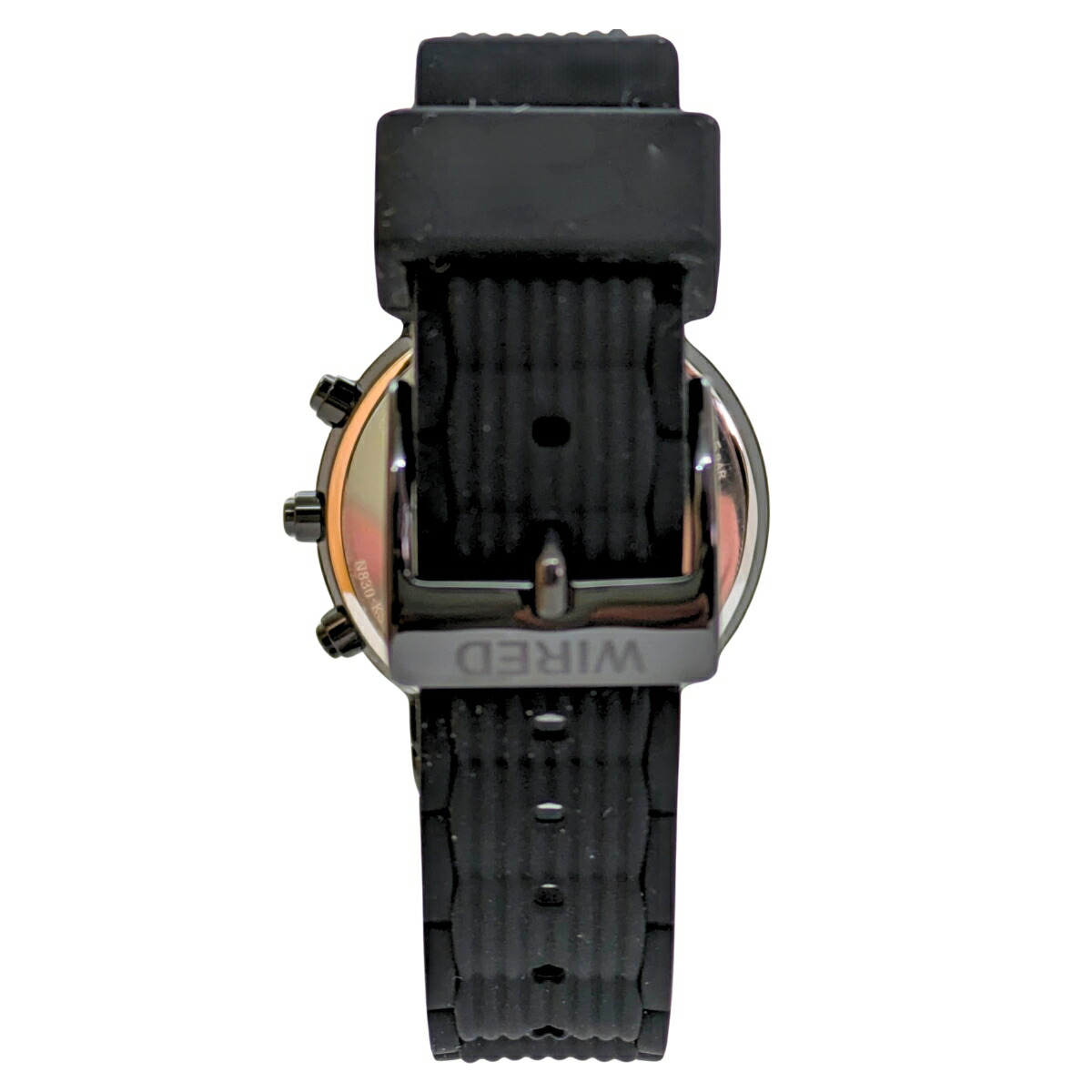 WIRED f(ワイアード エフ)  AGEB401,402  TOKYO GIRL MIX Bluetooth機能 シリコンバンド カラー(ブラック,ホワイト )  生産終了 稀少な逸品 10代から20代向け かわいさとクールさを兼ね備えたデイリーウォッチ。実用的 母の日 父の日 プレゼント - 画像 (5)