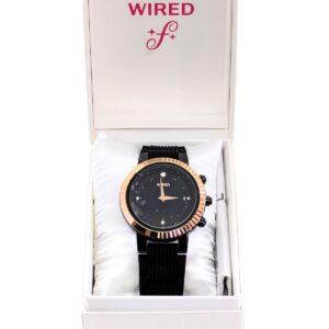 WIRED f(ワイアード エフ)  AGEB401,402  TOKYO GIRL MIX Bluetooth機能 シリコンバンド カラー(ブラック,ホワイト )  生産終了 稀少な逸品 10代から20代向け かわいさとクールさを兼ね備えたデイリーウォッチ。実用的 母の日 父の日 プレゼント - 画像 (8)