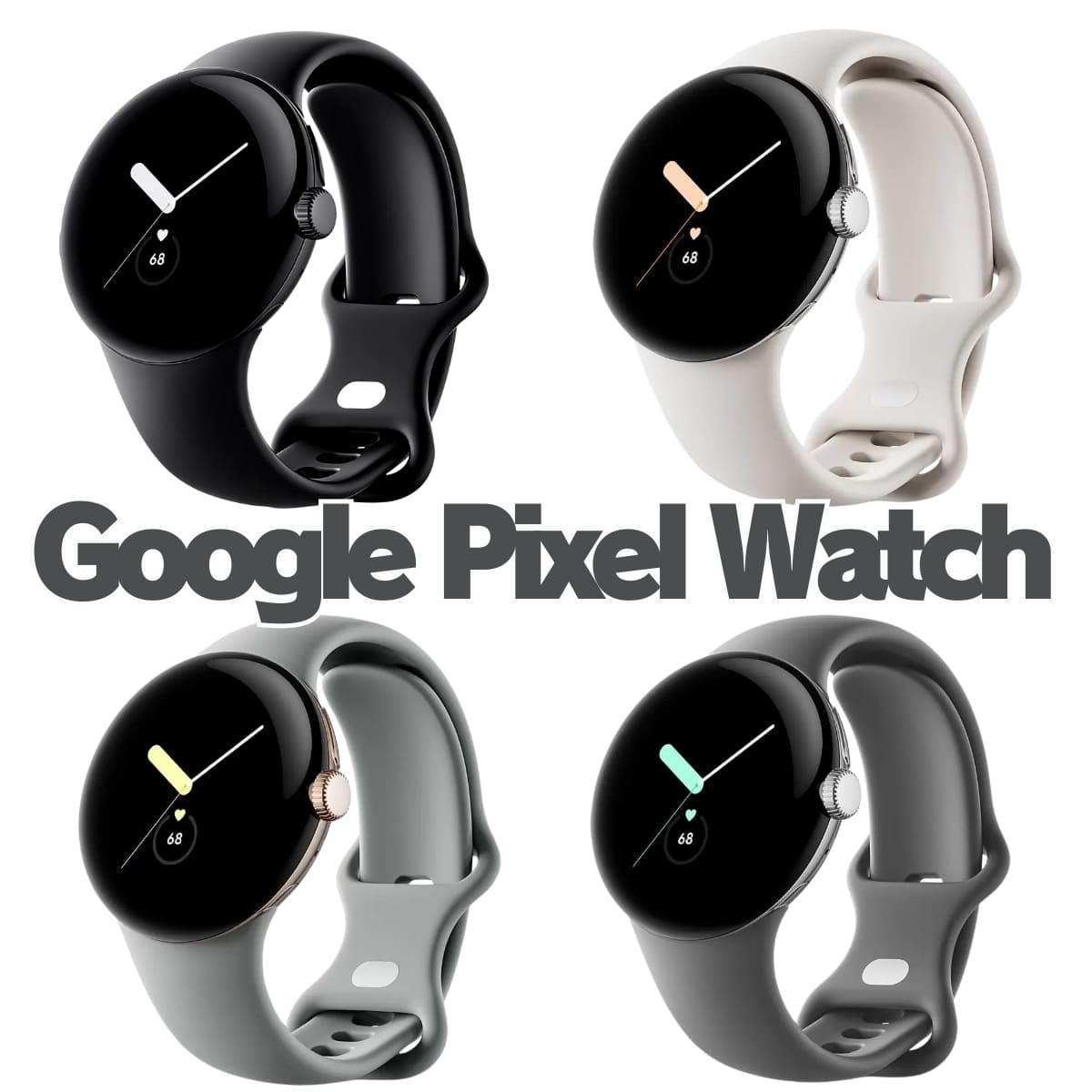 Google Pixel Watch GA3119-TW - ピクセルウォッチ グーグルウォッチ スマートウィッチ Android8.0以降 健康 安全 転倒検出 SOS機能 高度な機能 (全4色) 実用的 母の日 父の日 プレゼント - 画像 (1)