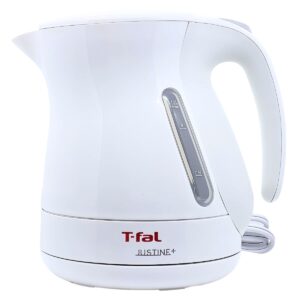 ティファール 電気ケトル 1.2L ジャスティン プラス KO340175 湯沸かし簡単＆省エネ設計 カラー:カカオブラック,ホワイト 実用的 母の日 父の日 プレゼント - 画像 (3)