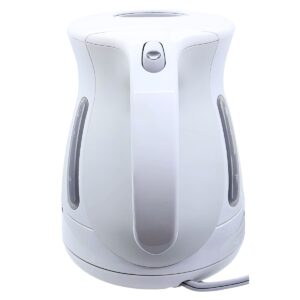 ティファール 電気ケトル 1.2L ジャスティン プラス KO340175 湯沸かし簡単＆省エネ設計 カラー:カカオブラック,ホワイト 実用的 母の日 父の日 プレゼント - 画像 (4)