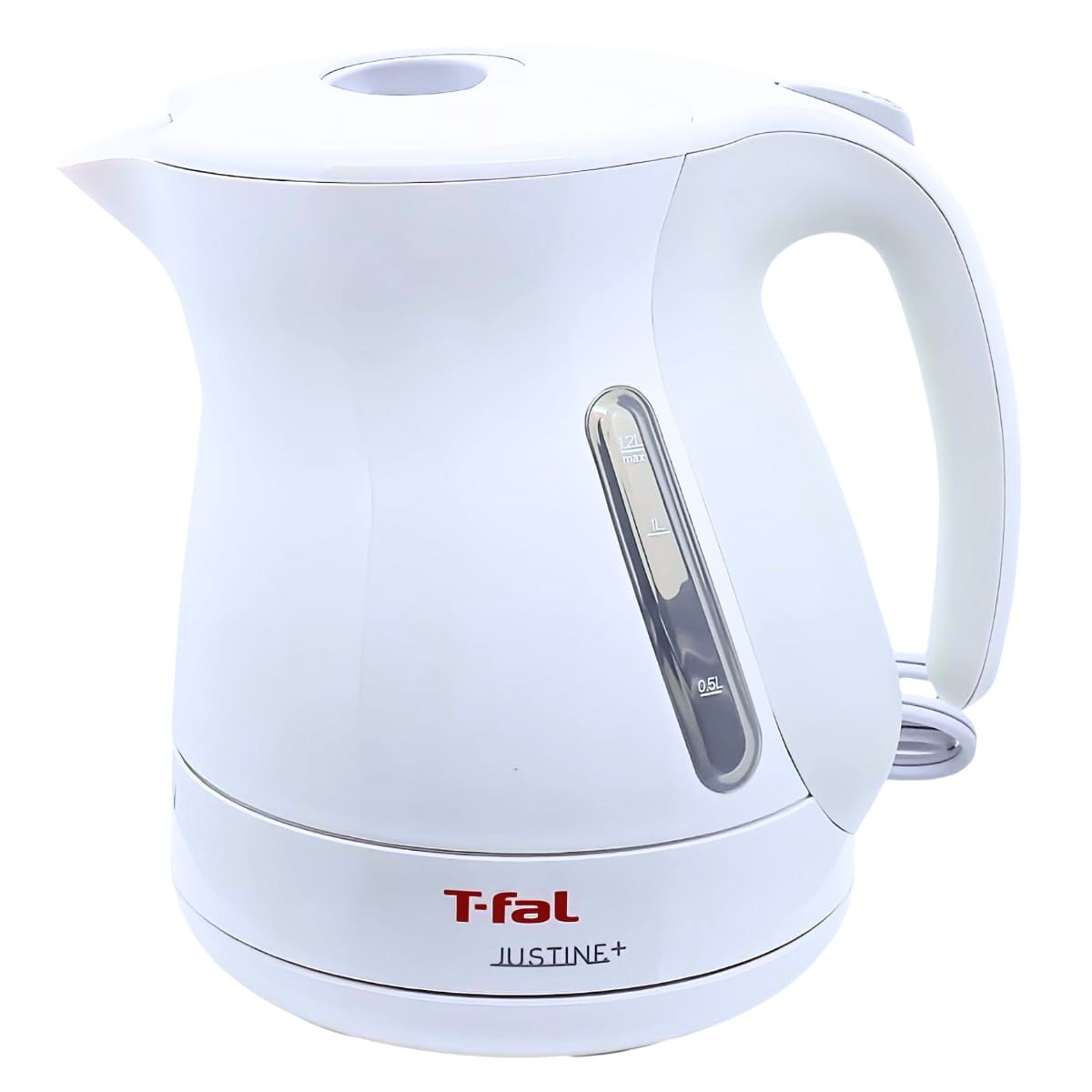 ティファール 電気ケトル 1.2L ジャスティン プラス KO340175 湯沸かし簡単＆省エネ設計 カラー:カカオブラック,ホワイト 実用的 母の日 父の日 プレゼント - 画像 (5)