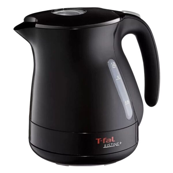 ティファール 電気ケトル 1.2L ジャスティン プラス KO340175 湯沸かし簡単&省エネ設計 カラー:カカオブラック,ホワイト 実用的 母の日 父の日 プレゼント