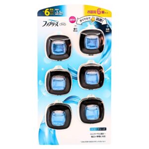 ファブリーズ 車用 消臭 座席 天井まで防臭&消臭 自動車用消臭 エアコン送風口 P&Gジャパン合同会社 タイプ2種(最高レベル: フレッシュシャボン、通常タイプ: スカイブリーズ) - 画像 (7)