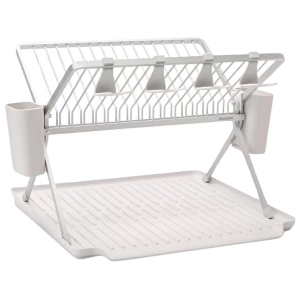 ブラバンシア フォーダブルディッシュラック ラージサイズ サイズ:高さ310×幅510×奥行き420mm 最大17枚の皿が置ける 水切りトレイ付き 食器 水切りラック #55607 実用的 母の日 父の日 プレゼント