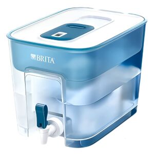 Brita(ブリタ) タンク型浄水器 フロー カートリッジ 3個付 ろ過水容量 4.85(全容量8.2L) Brita Flow 注ぎ口付き 液晶メモあり (幅×高さ×奥行) 21.4×22.0×30.4 cm #50611  KBFLCB1M 高性能フィルター おいしい水 新鮮な水 料理 コーヒー お茶 浄水器 - 画像 (10)