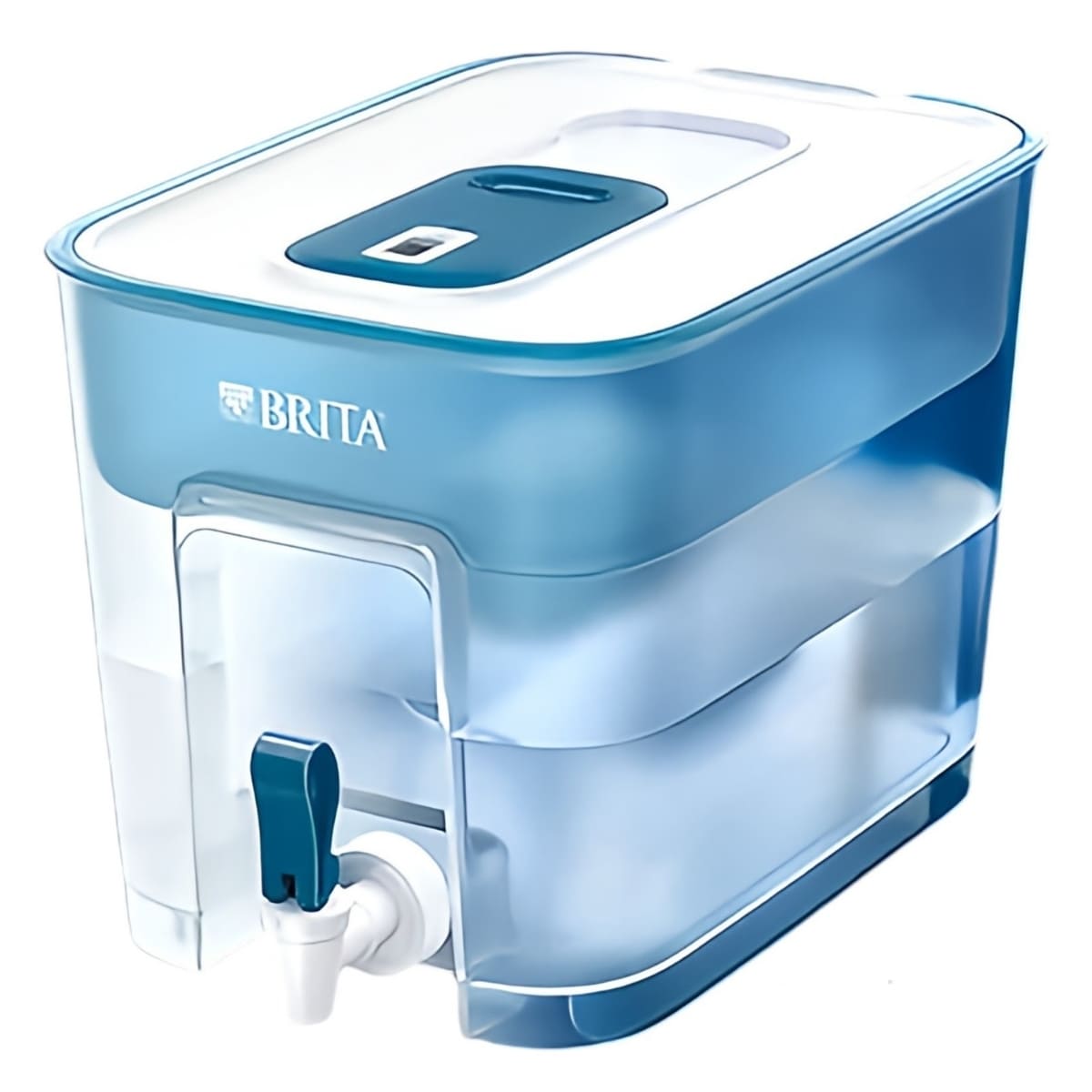 Brita(ブリタ) タンク型浄水器 フロー カートリッジ 3個付 ろ過水容量 4.85(全容量8.2L) Brita Flow 注ぎ口付き 液晶メモあり (幅×高さ×奥行) 21.4×22.0×30.4 cm #50611  KBFLCB1M 高性能フィルター おいしい水 新鮮な水 料理 コーヒー お茶 浄水器 - 画像 (10)