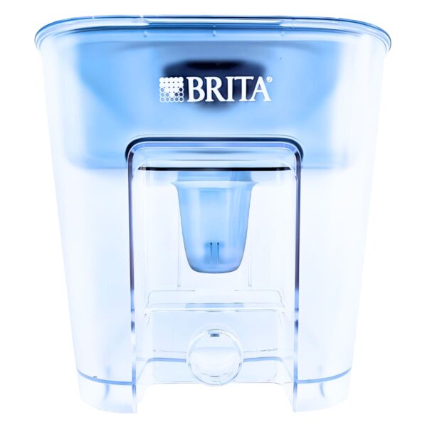 Brita(ブリタ) タンク型浄水器 フロー カートリッジ 3個付 ろ過水容量 4.85(全容量8.2L) Brita Flow 注ぎ口付き 液晶メモあり (幅×高さ×奥行) 21.4×22.0×30.4 cm #50611  KBFLCB1M 高性能フィルター おいしい水 新鮮な水 料理 コーヒー お茶 浄水器