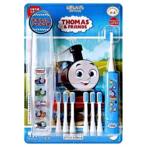 こどもハピカ 電動歯ブラシ はじめてセット(本体 替ブラシ6本 ハードケース)  超微細タタキ振動で毎分7,000回 毛はやわらかめ 日本製 デザイン(4種) こどもの日 夏の連休中 夏休みの 生活習慣 お誕生日 プレゼント - 画像 (14)