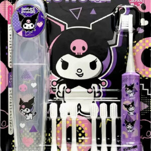 こどもハピカ 電動歯ブラシ はじめてセット(本体 替ブラシ6本 ハードケース)  超微細タタキ振動で毎分7,000回 毛はやわらかめ 日本製 デザイン(4種) こどもの日 夏の連休中 夏休みの 生活習慣 お誕生日 プレゼント - 画像 (10)