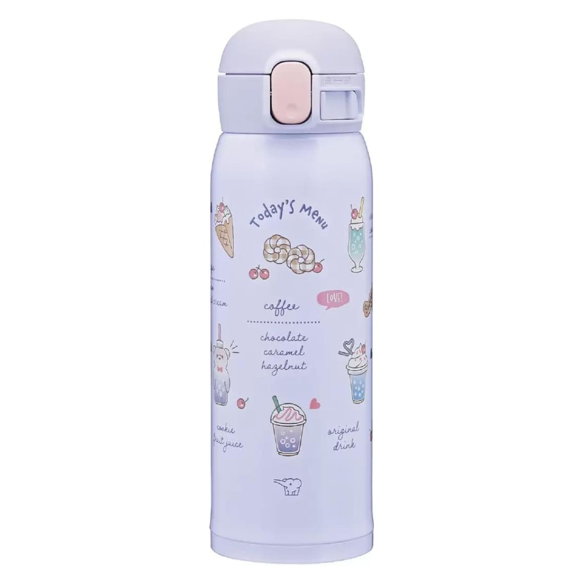 象印 ステンレスマグ 水筒 480ml 型番:SM-WH48  保温 保冷 シームレスせん ラクに洗える ワンタッチ スポーツドリンク可 ガールズ & ボーイズマグ 全4種類 サイズ(cm):幅7×奥行7×高さ22.5 重さ:0.21kg ステンレスボトル - 画像 (8)