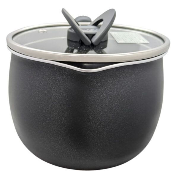 ティファール マルチポット オプティスペース ブラックスパークル 16cm 容量: 2.6L チタンインテンスコーティング ガス火専用 (IH不可) お知らせマークあり 熱源 (ガス / 電気プレートコイル / セラミックヒーター / ハロゲンヒーター) 中国製