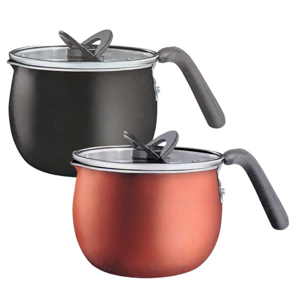 ティファール マルチポット オプティスペース ブラックスパークル 16cm 容量: 2.6L チタンインテンスコーティング ガス火専用 (IH不可) お知らせマークあり 熱源 (ガス / 電気プレートコイル / セラミックヒーター / ハロゲンヒーター) 中国製