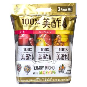 美酢 (ミチョ) アソートセット 希釈用 900ml x 3本 韓国製 100%果実発酵のお酢 調味酢 タイプ2種 (ざくろ グレープフルーツ パイナップル / ざくろ レモン マスカット) 実用的 母の日 父の日 プレゼント - 画像 (1)