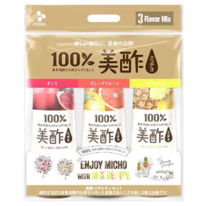 美酢 (ミチョ) アソートセット 希釈用 900ml x 3本 韓国製 100%果実発酵のお酢 調味酢 タイプ2種 (ざくろ グレープフルーツ パイナップル / ざくろ レモン マスカット) 実用的 母の日 父の日 プレゼント - 画像 (4)