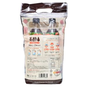 美酢 (ミチョ) アセロラ キウイ 900ml x 2本 限定フレーバー 希釈タイプ ジューシーな甘酸っぱさ 無添加 無着色 1杯で一日分のビタミンC 100%果実発酵のお酢 調味酢 日本 実用的 母の日 父の日 プレゼント - 画像 (7)