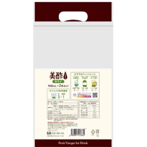 美酢 (ミチョ) アセロラ キウイ 900ml x 2本 限定フレーバー 希釈タイプ ジューシーな甘酸っぱさ 無添加 無着色 1杯で一日分のビタミンC 100%果実発酵のお酢 調味酢 日本 実用的 母の日 父の日 プレゼント - 画像 (10)