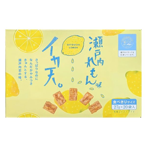 【魚介類加工品】まるか食品 イカ天瀬戸内れもん味 27g x 20袋 食べきりサイズ 一口サイズ
