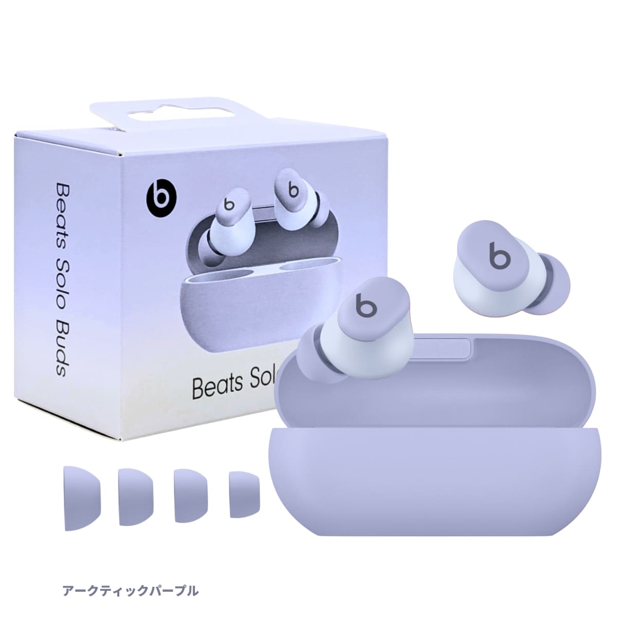 Beats Solo Buds ワイヤレス イヤフォン 小さくて パワフル 左右分離型 インナーイヤー型 互換性:iOS,Android  最長18時間駆動 ペアリング マイク内蔵 通話 BT5.3 カラー:4色 実用的 夏 帰省 旅行準備 進学 就職 通勤 beats イヤホン ワイヤレス - 画像 (6)