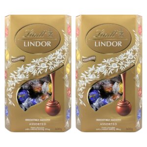 リンツ リンドール ゴールド アソート 4種類(ダーク , ミルク , ホワイト , ヘーゼルナッツ) 600g #593410（Lindt Lindor Gold Assorted 600g）チョコレート, ギフト, 高級チョコ , 個包装 - 画像 (6)