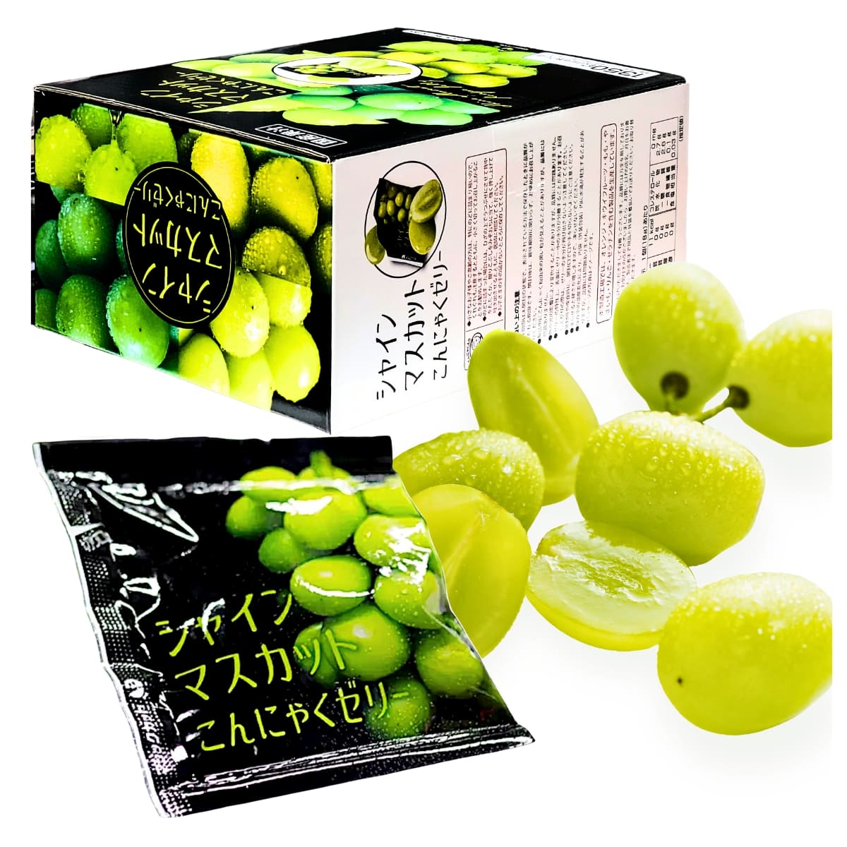 雪国アグリ シャインマスカットこんにゃくゼリー 1350g 国産果汁 群馬県産こんにゃく粉使用 低カロリー ゼリー おやつ ヘルシー ゼリー 冷やしたらさらに美味しい 暑さ対策 おやつに - 画像 (2)