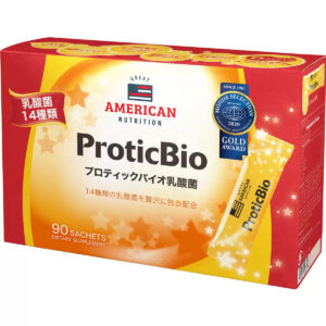 【乳酸菌・ビフィズス菌含有食品】プロティックバイオ (PROTICBIO) 乳酸菌 14種類の乳酸菌  個包装 スティックタイプ 3g×90包 1日安量:1～3包 1歳以上 家族全員の健康維持をサポート GREAT AMERICAN NUTRITION PROTICBIO GRANULE 90CT 台湾 #12243 健康食品 - 画像 (1)