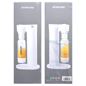 ドリンクメイト 家庭用炭酸飲料メーカー スターターキット Series 641 電気不要 屋外使用OK (カラー: ブラック,ホワイト) 実用的 母の日 父の日 プレゼント - 画像 (4)