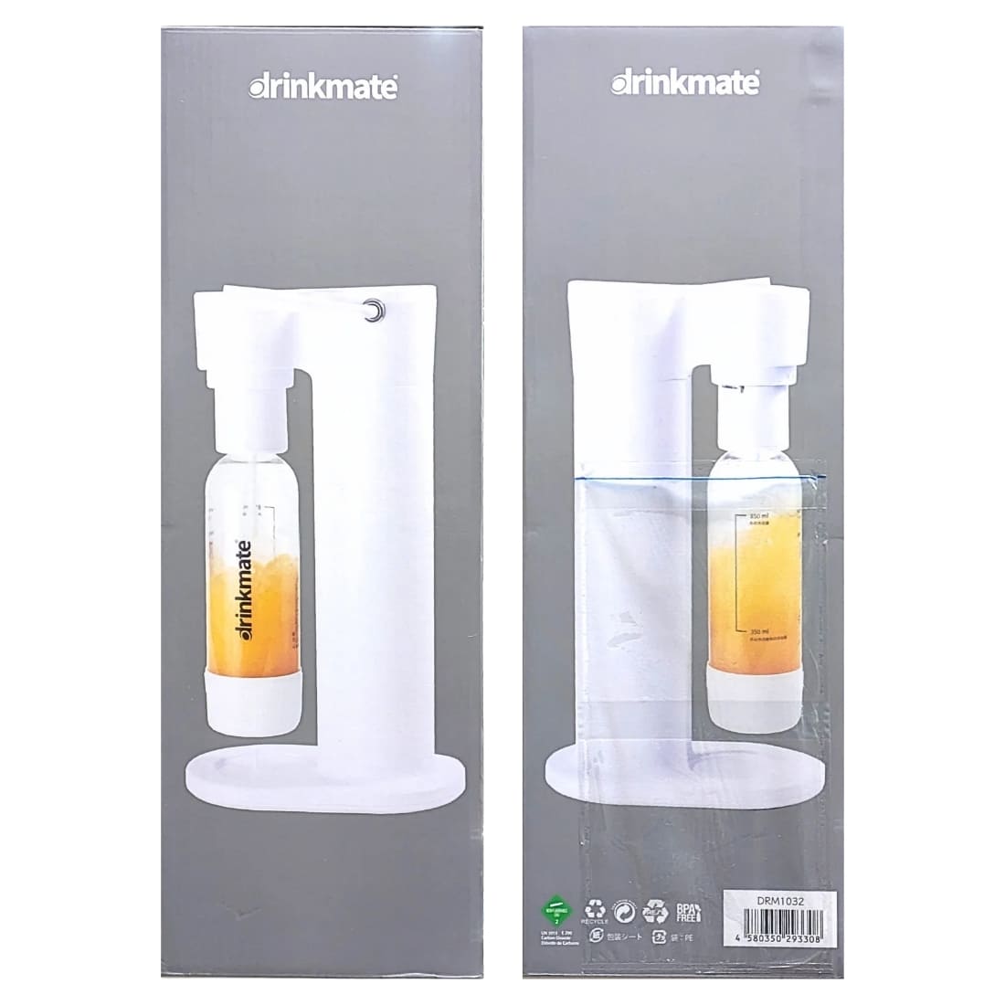 ドリンクメイト 家庭用炭酸飲料メーカー スターターキット Series 641 電気不要 屋外使用OK (カラー: ブラック,ホワイト) 実用的 母の日 父の日 プレゼント - 画像 (4)