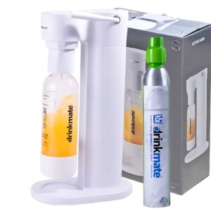 ドリンクメイト 家庭用炭酸飲料メーカー スターターキット Series 641 電気不要 屋外使用OK (カラー: ブラック,ホワイト) 実用的 母の日 父の日 プレゼント - 画像 (12)