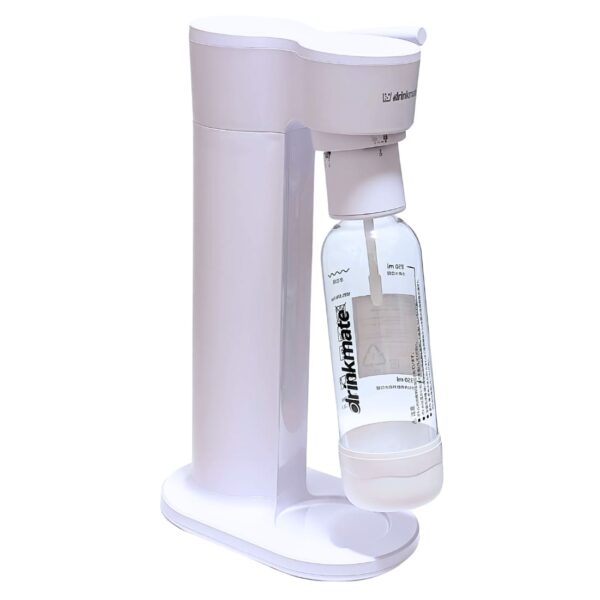 ドリンクメイト 家庭用炭酸飲料メーカー スターターキット Series 641 電気不要 屋外使用OK (カラー: ブラック,ホワイト) 実用的 母の日 父の日 プレゼント