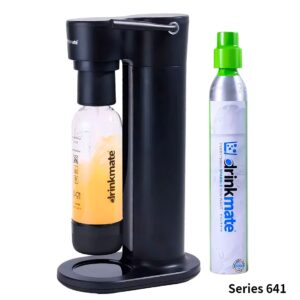 ドリンクメイト 家庭用炭酸飲料メーカー スターターキット Series 641 電気不要 屋外使用OK (カラー: ブラック,ホワイト) 実用的 母の日 父の日 プレゼント - 画像 (14)