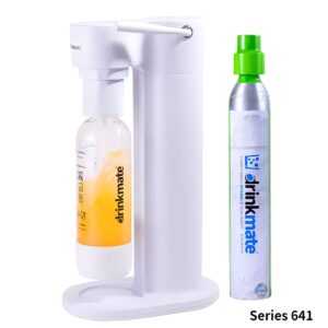 ドリンクメイト 家庭用炭酸飲料メーカー スターターキット Series 641 電気不要 屋外使用OK (カラー: ブラック,ホワイト) 実用的 母の日 父の日 プレゼント - 画像 (15)