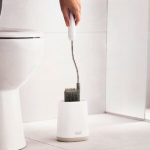Joseph Joseph デュオ フレックス ライト アドバンスト トイレブラシ 型番:70562 スリムな収納ホルダー 長時間使用しても毛が変形しにくい - 画像 (6)