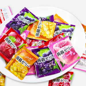 雪国アグリ 4種のフルーツこんにゃくゼリー  80個入り アップル､マンゴー､グレープ､ピーチの4つのフルーツ風味 食物繊維入り #57361 暑さ対策 おやつに - 画像 (2)