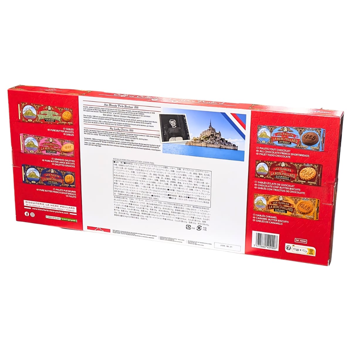 LA MARE POULARD (ラ･メール･プラール) ギフトボックス 6 パック 760 g #63166賞味期限25.8.21半額ご奉仕 - 画像 (2)