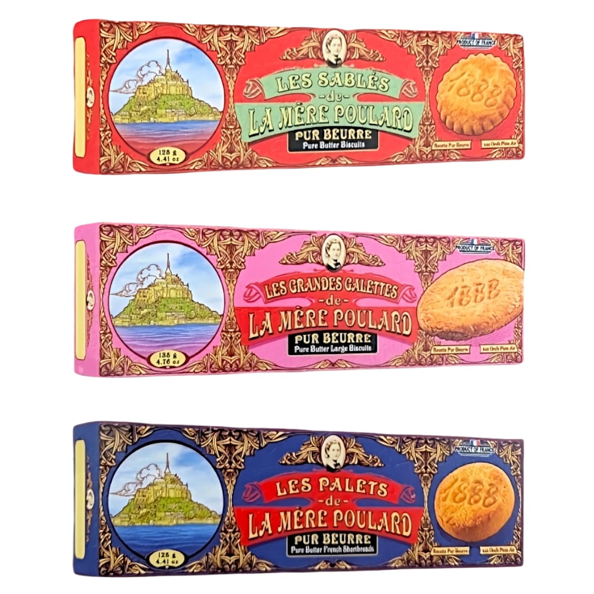 LA MARE POULARD (ラ･メール･プラール) ギフトボックス 6 パック 760 g #63166賞味期限25.8.21半額ご奉仕 - 画像 (4)