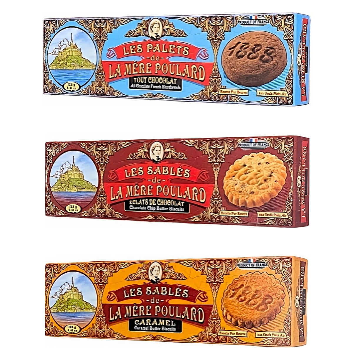 LA MARE POULARD (ラ･メール･プラール) ギフトボックス 6 パック 760 g #63166賞味期限25.8.21半額ご奉仕 - 画像 (6)