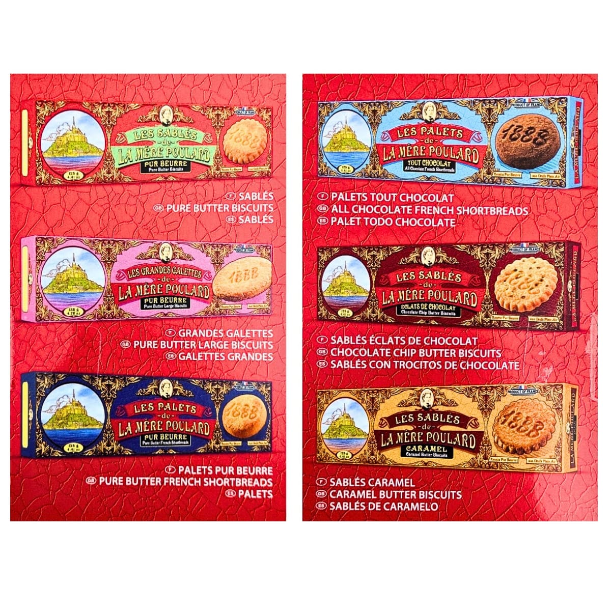 LA MARE POULARD (ラ･メール･プラール) ギフトボックス 6 パック 760 g #63166賞味期限25.8.21半額ご奉仕 - 画像 (10)