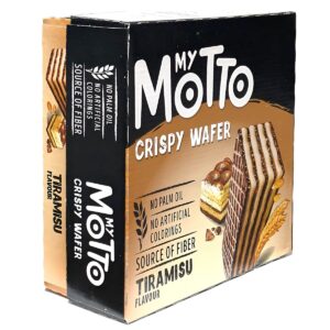 My Motto(マイモット) ウェハース ティラミス味 30g x 20袋 シェフ監修のこだわり味 ブルガリア産 #63941 - 画像 (1)