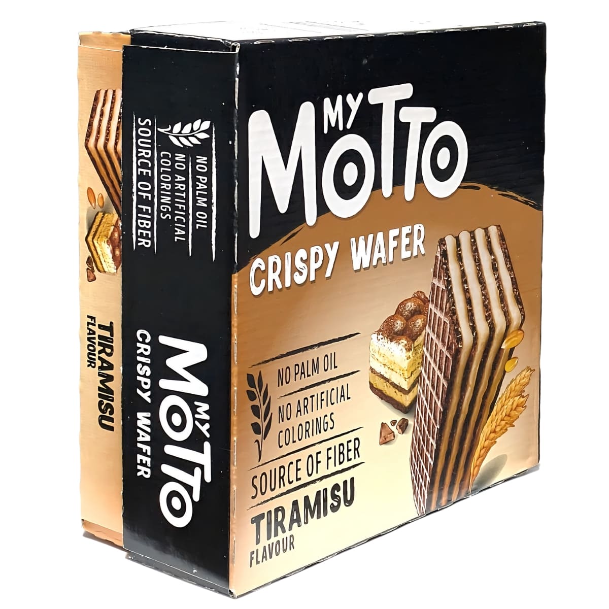 My Motto(マイモット) ウェハース ティラミス味 30g x 20袋 シェフ監修のこだわり味 ブルガリア産 #63941 - 画像 (1)