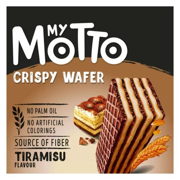 My Motto(マイモット) ウェハース ティラミス味 30g x 20袋 シェフ監修のこだわり味 ブルガリア産 #63941