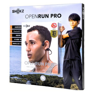 Shokz (ショックス) OpenRun Pro Black 完全ワイヤレス骨伝導イヤフォン ブラック SKZ-EP-000007 軽量 深みのある低音を体験 実用的 父の日 プレゼント - 画像 (1)