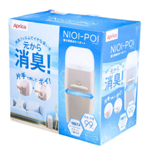 Aprica(アップリカ) ニオイポイ 強力消臭おむつポット カラー: グレージュ 専用カセット1個付 フィルムが強力消臭成分配合:ケスクリーンα 防臭 抗菌99% 2195720 寝室 リビング トイレに 出産 出産準備 お祝い 育児グッズ 必需品 赤ちゃん 大人 ペット - 画像 (9)