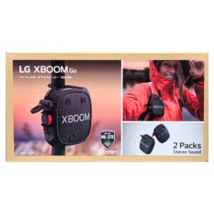LG XBOOMGo XG2T ワイヤレスポータブルスピーカー 2個パック 万能ストラップで結べる 低音強化 迫力のある音 実用的 母の日 父の日 プレゼント - 画像 (16)