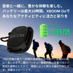 LG XBOOMGo XG2T ワイヤレスポータブルスピーカー 2個パック 万能ストラップで結べる 低音強化 迫力のある音 実用的 母の日 父の日 プレゼント - 画像 (11)
