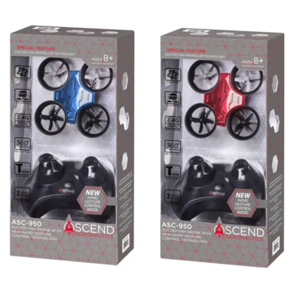 ドローン ASC-950 ハンドジェスチャー操作 安定飛行 室内屋外対応 360度回転 #63541 屋内屋外 安定飛行 障害物回避 360度回転 プレゼント ギフト 入門用として 子供(8歳以上) も大人も遊べる 練習できる ホビー お誕生日 子供の日 プレゼント